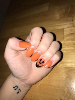 Halloween acrylics