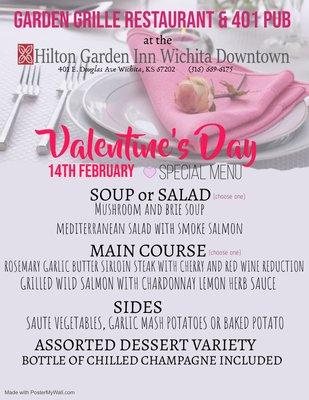 Join us for our Valentine's Day Weekend Special!!!