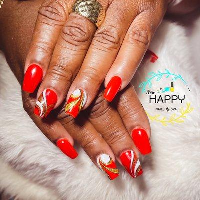 WELCOME TO NEW HAPPY NAILS & SPA!!!
 Call us : 803-775-8751
 We are here for your beauty.