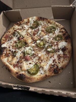 Chicken Bacon Ranch Jalapeño Pizza 8"