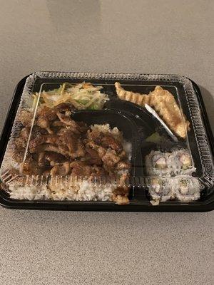 Chicken bento box