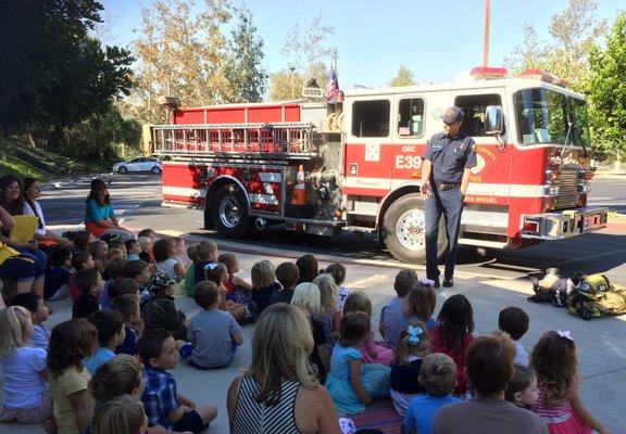 Firefighter Visit.