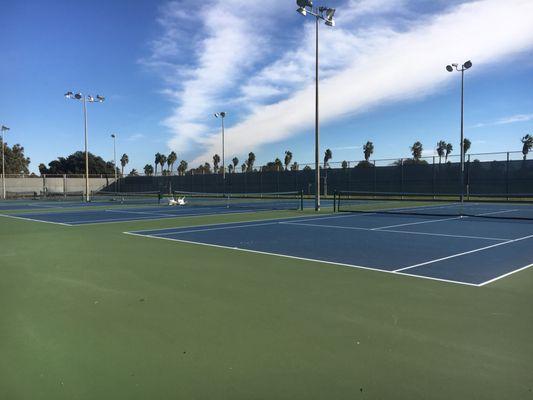 Newley resurfaced courts at PTC