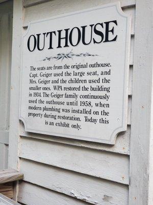 Outhouse History