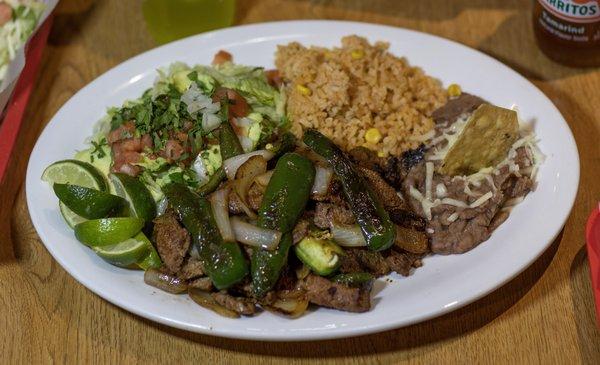 Steak Fajita Dinner