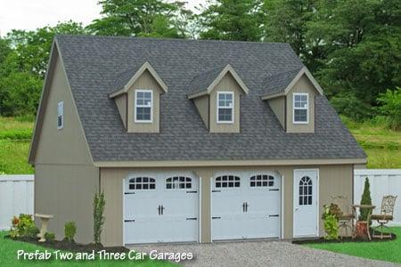 28x32 Prefab Two Car Garage in Smithville, PA. Buy this prefab car garage in Lancaster County from the Amish.