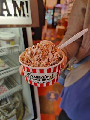 Peanut butter with cookies and cream