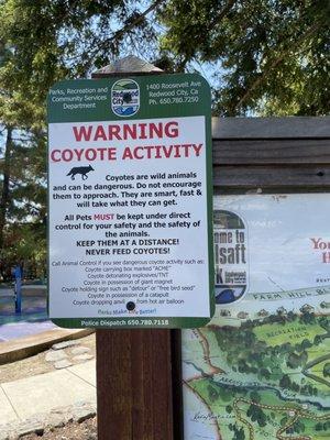 Coyote Warning