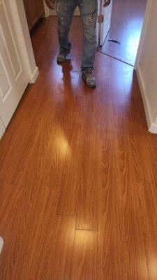 installation of laminate wood floors and more