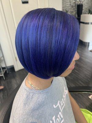 Blue hair color