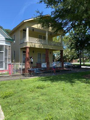 Renovated house.