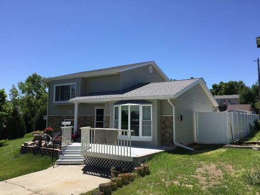 New siding in Glendive, MT