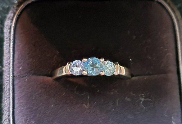 Custom Mother's Ring created in September 2020