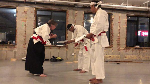 6th Dan Black Belts promotion