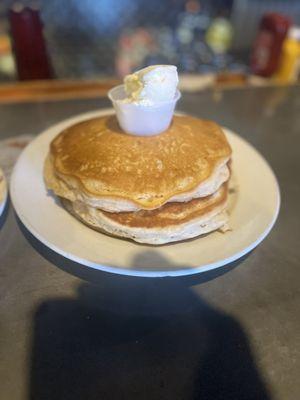 These were the BIGGEST and FLUFFIEST pancakes ever