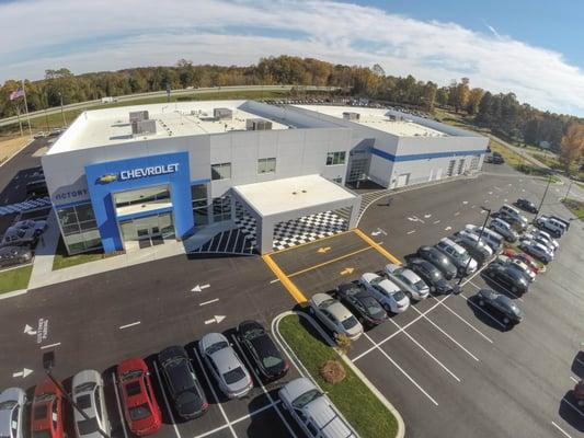 New Victory Chevrolet facility on 485 exit 12 or 14