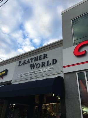 Leather World of Newton -- 30 Langley Road, Newton Centre                  Storefront