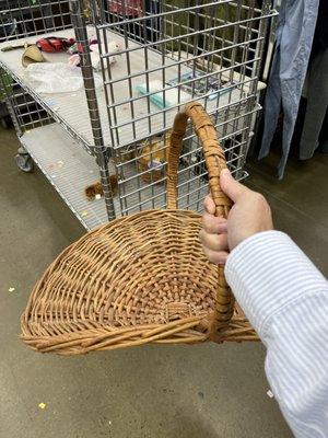 I was debating on this basket and felt that it was too big.