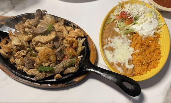 Texas fajitas