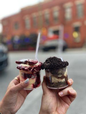 Red Velvet Cheesecake + Oreo Cookies & Cream