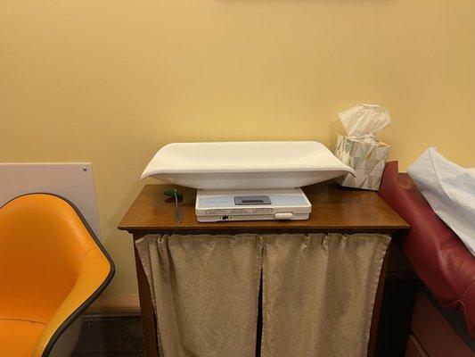 Baby Scale in exam room