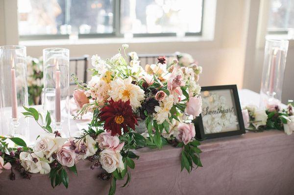 Sweetheart Table Florals