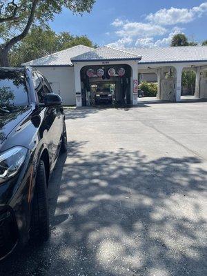 Touch-free car wash and self-serve car wash