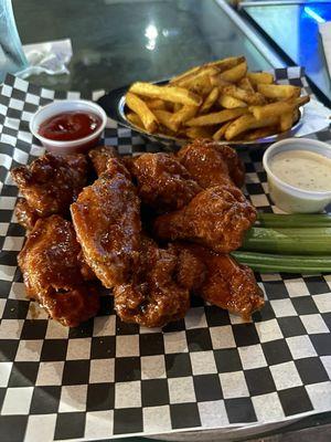 Twice baked wings