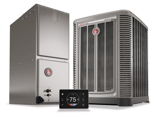 This Rheem 20 SEER HP system is first class!