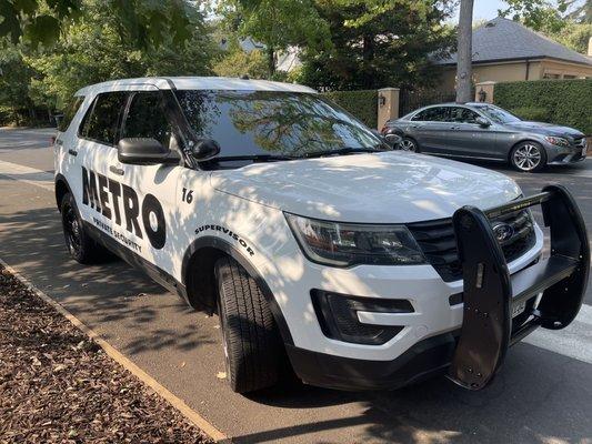 Security patrol vehicle