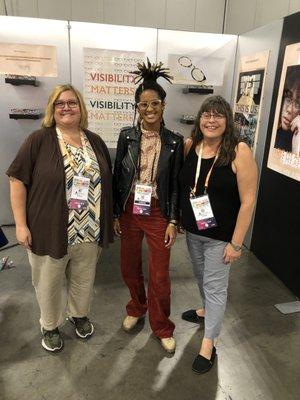 Lisa Brundies and Rebecca Edwards with breezy from Cocoa and breezy eyewear line