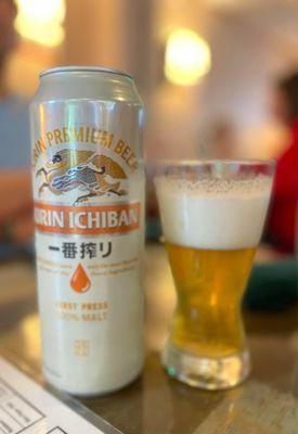 Kirin Ichiban! Get the 22oz! Smooth!