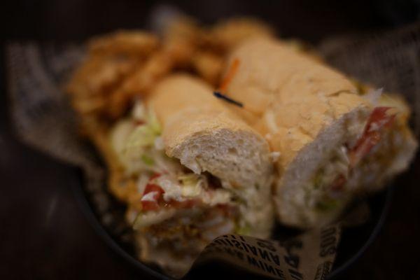 For a Catfish Po Boy from a chain, it's amazing. this one is perfectly seasoned and mayo completes the sandwich.