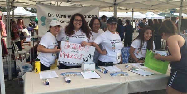 The Doctor and Staff at the ABC Foundation Fun Run June 21, 2014.