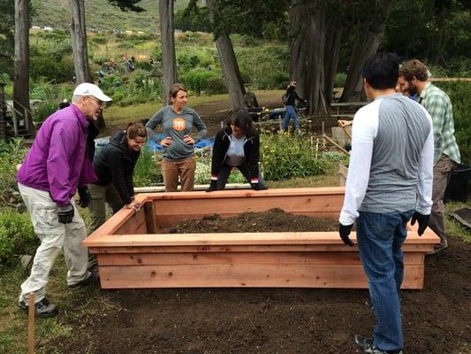 Installing the beds