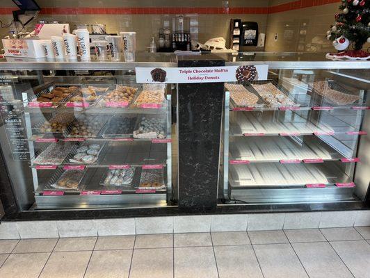 Poor selection of donuts before noon on a Saturday!!