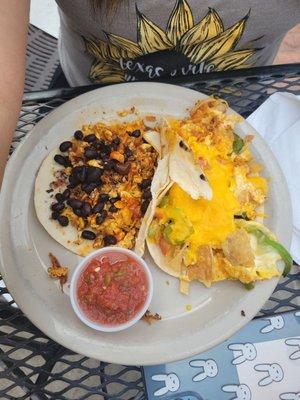 Massive breakfast tacos