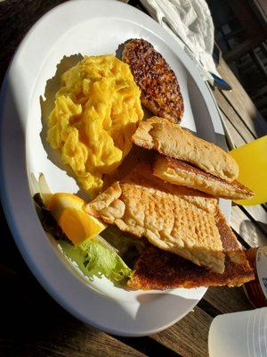 Cuban toast breakfast