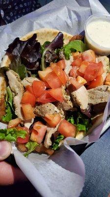 Greek Chicken Pita