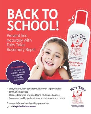 Protect your kids for Lice with this shampoo, Yuck...