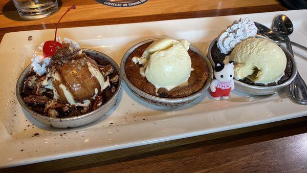 Pizookie Trio