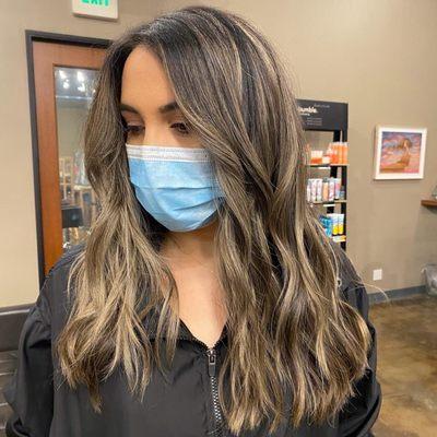 Brunette balayage by Britt Alamillo ! Check out more of her work on Instagram @brittanyalamillohair