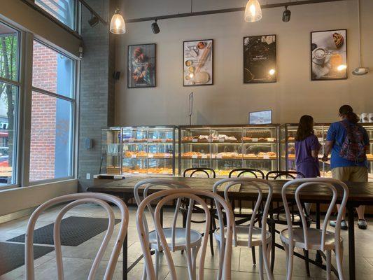 Pastry wall filled with yummy delights!