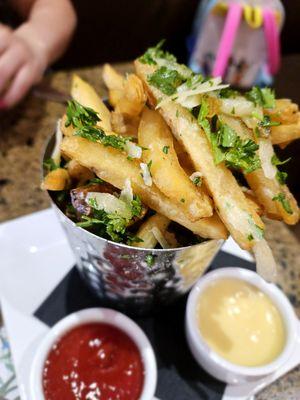 Truffle and parmesan fries