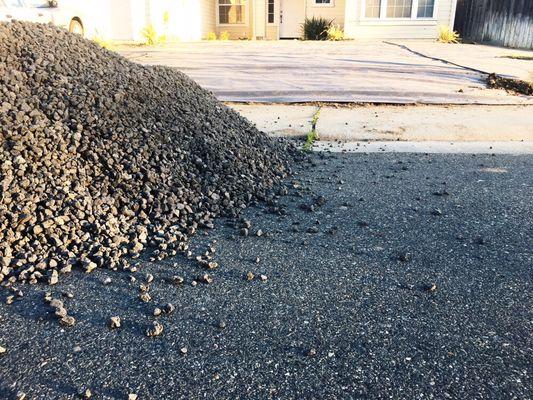 Rock Installation. Xeriscape Project