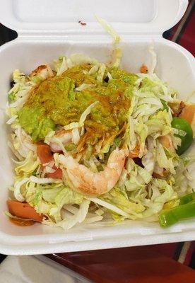 Shrimp Tostada