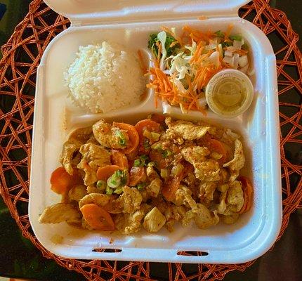 take out - lemongrass chicken