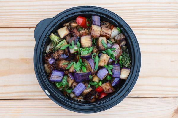 Eggplant bowl