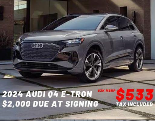 Audi Q4 E-Tron one hot looking ride that doesn't go to the gas station!!