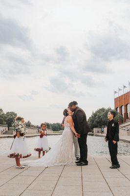 The canal made the perfect back drop!